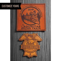 dekni creations custom engraved leather patches for hats