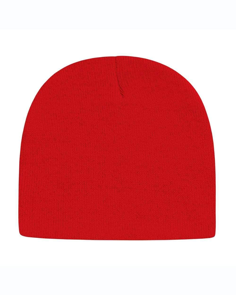 custom beanie made in usa with logo patch