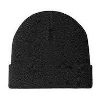 leather tag beanies