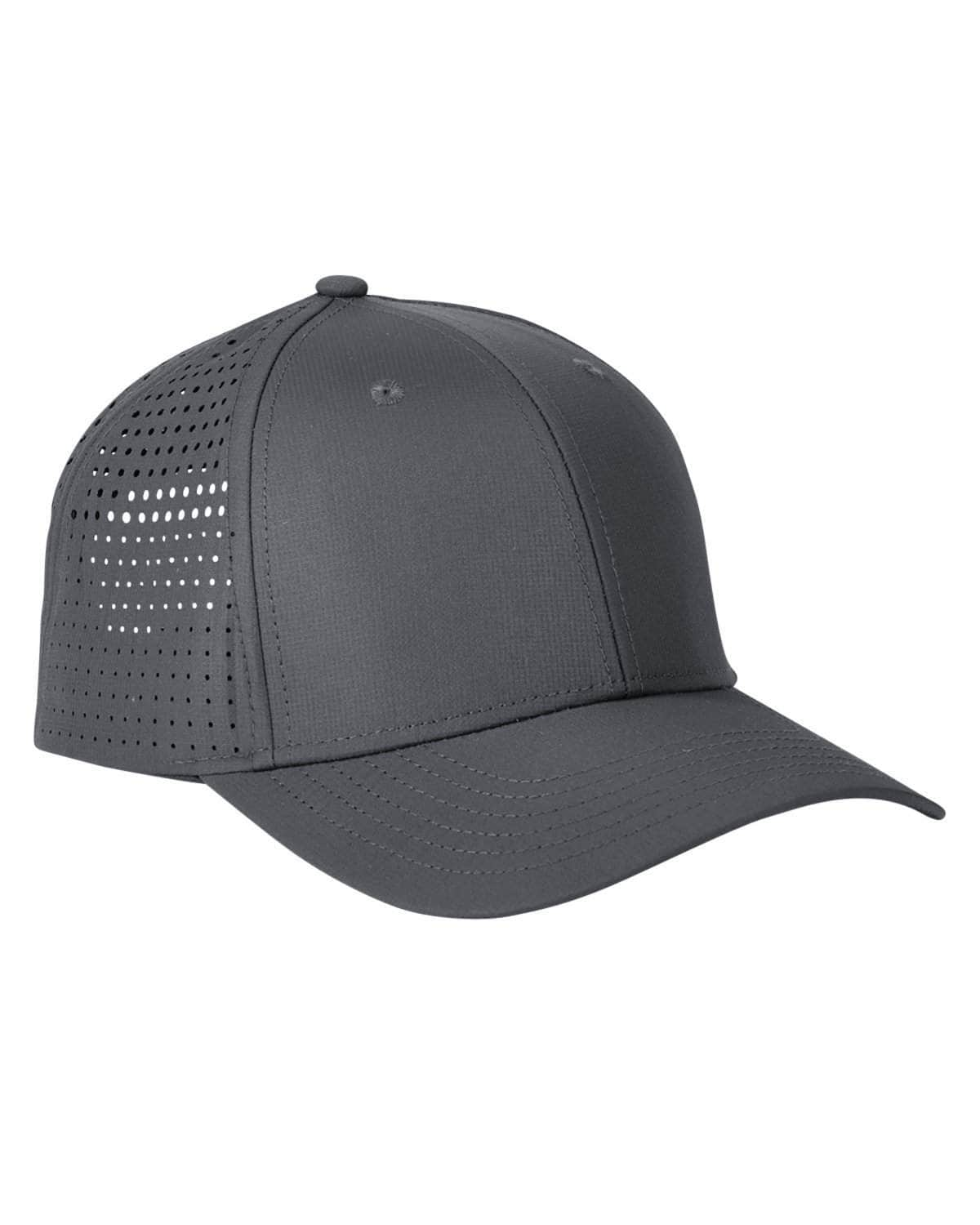 BA537 – Performance Perforated Cap | Custom Hats with Your Logo in Bulk-Charcoal-Dekni-Creations