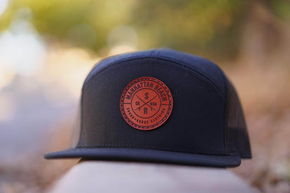 C58-CTM – 7-Panel Flat Bill Trucker Hat | Custom Hats with Your Logo in Bulk-Dekni-Creations