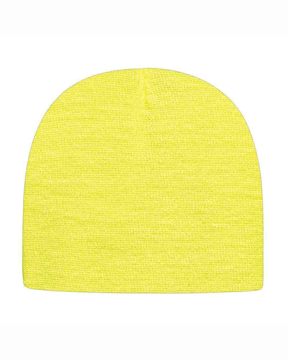 Cap America TKN28 – Made in USA Beanie | Custom Beanies with Your Logo in Bulk-Neon Yellow-Dekni-Creations