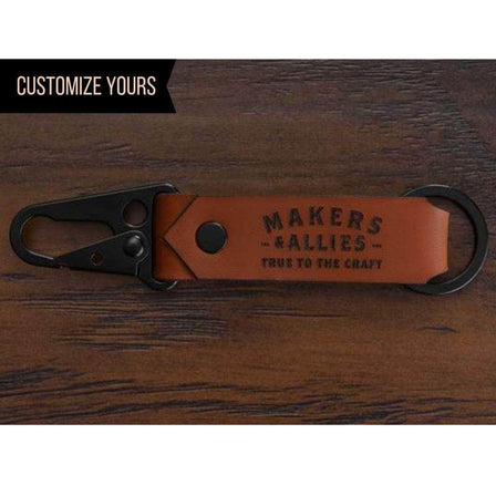 Classic Leather Keychain Fobs | Custom Keychains With Your Logo in Bulk-Dekni-Creations