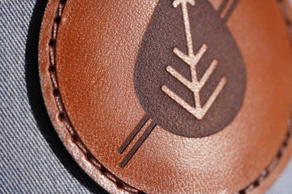 Custom Engraved Leather Patches | Quality Full Grain Non-Toxic Veg Tan Leather-Dekni-Creations