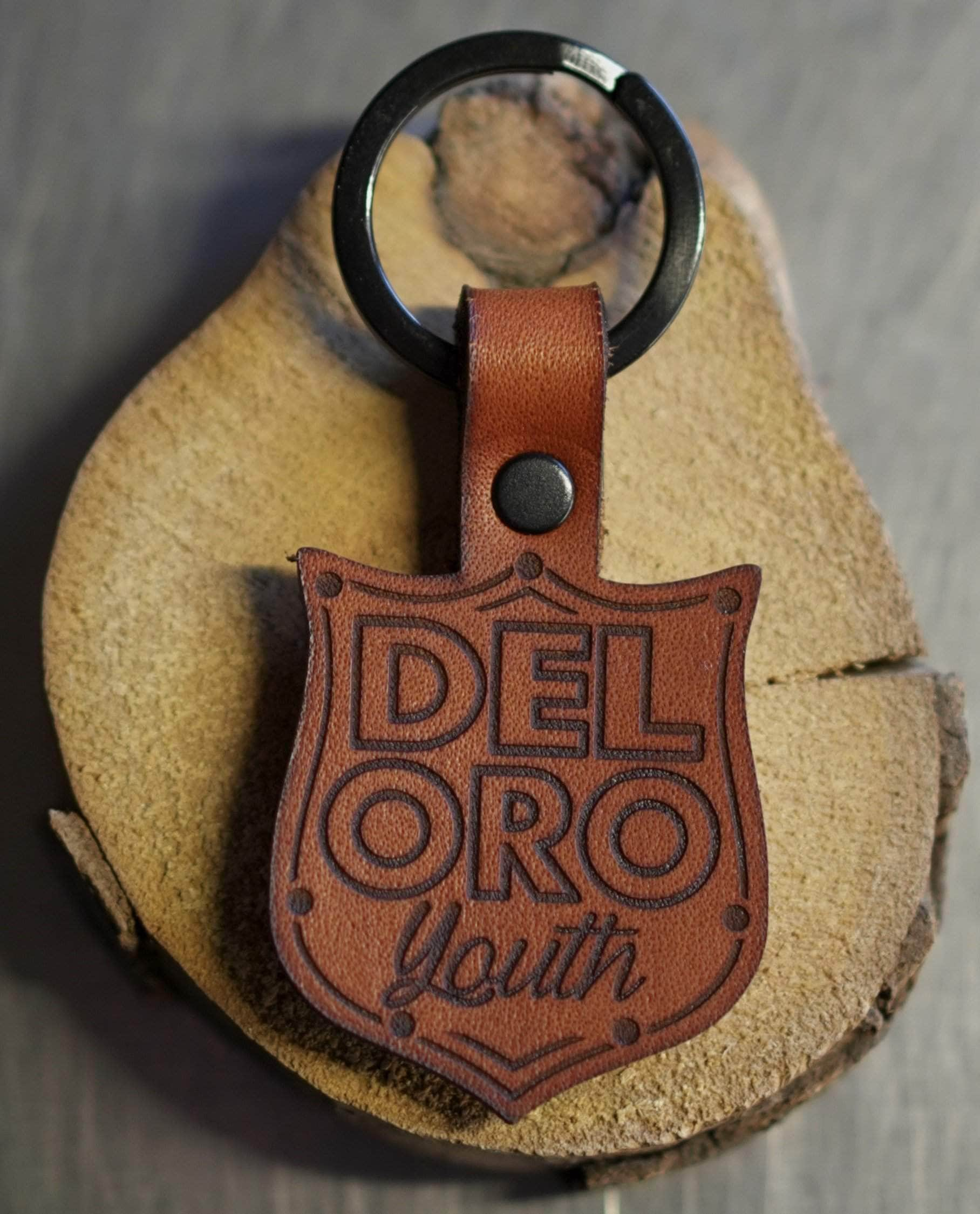 Die Cut (Custom Shape) Engraved Leather Keychains | Custom Keychains With Your Logo in Bulk-Dekni-Creations