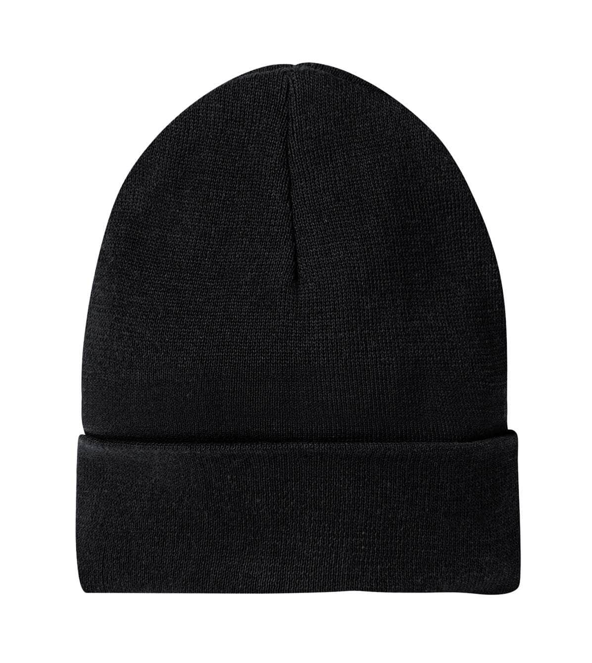 District® DT815 Re-Beanie™ – Recycled Cotton & Polyester Beanie | Custom Beanies with Your Logo-Black-Dekni-Creations