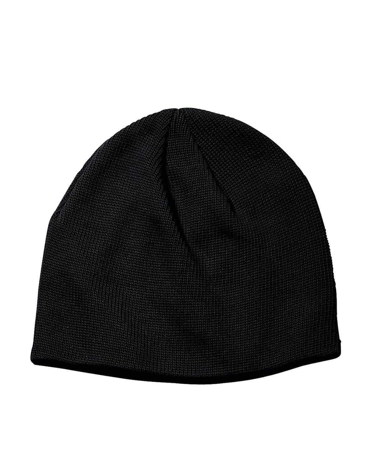 Econscious EC7040 – 100% Organic Cotton Beanie | Custom Beanies with Your Logo in Bulk-Black-Dekni-Creations