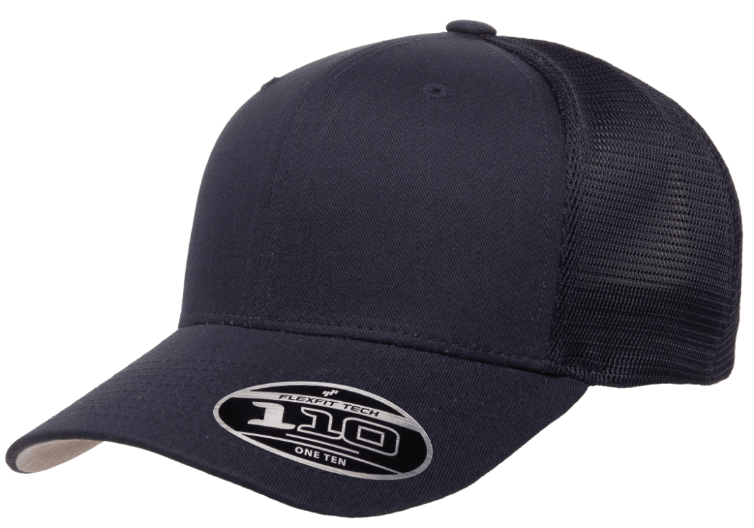 Flexfit 110M(T) – Stretch Mesh Snapback Cap | Custom Hats with Your Logo in Bulk-Navy-Dekni-Creations