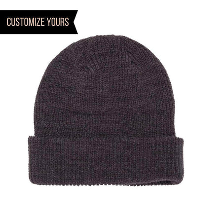 Flexfit 1545K – Ribbed Knit Beanie | Custom Beanies with Your Logo in Bulk-Dekni-Creations