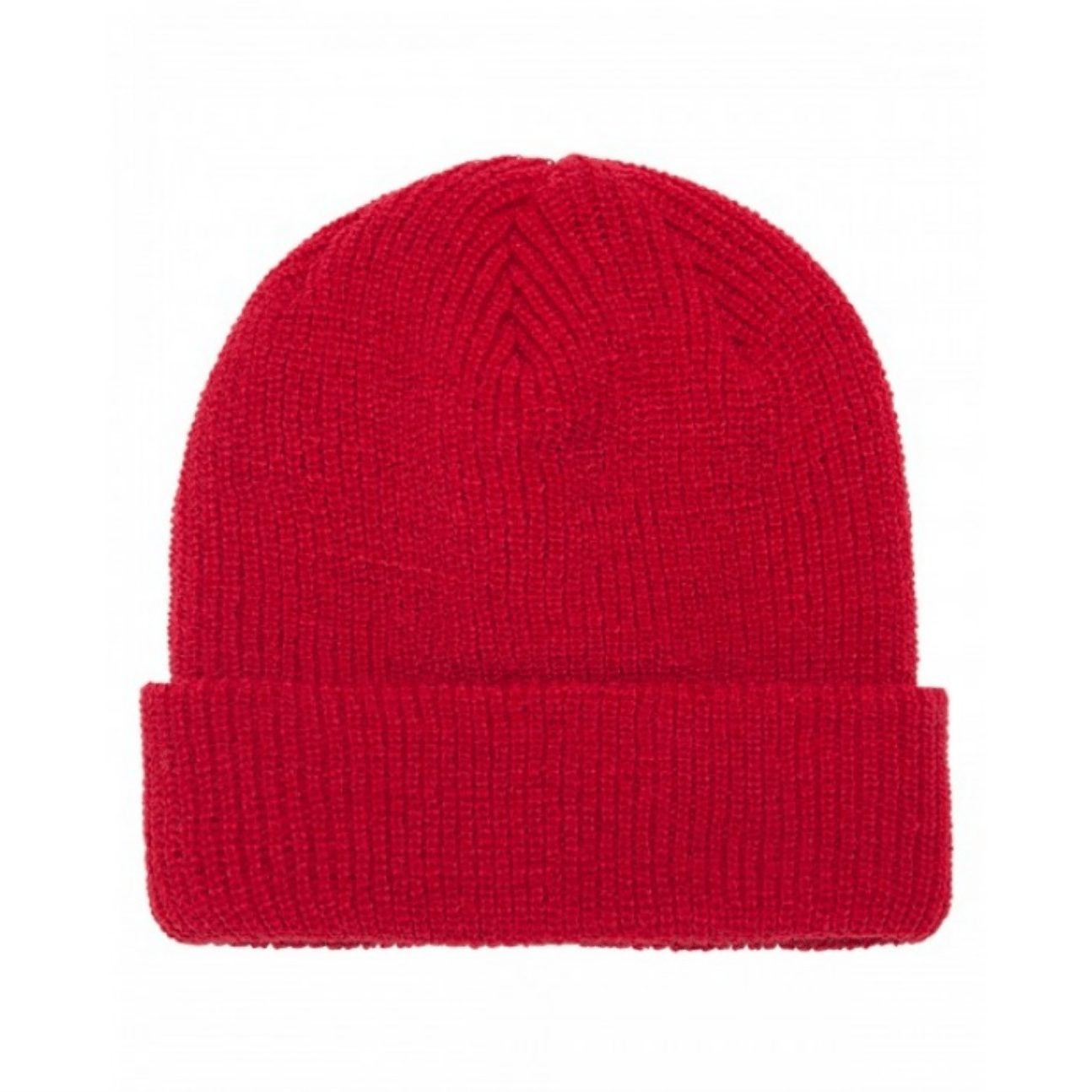 Flexfit 1545K – Ribbed Knit Beanie | Custom Beanies with Your Logo in Bulk-Red-Dekni-Creations