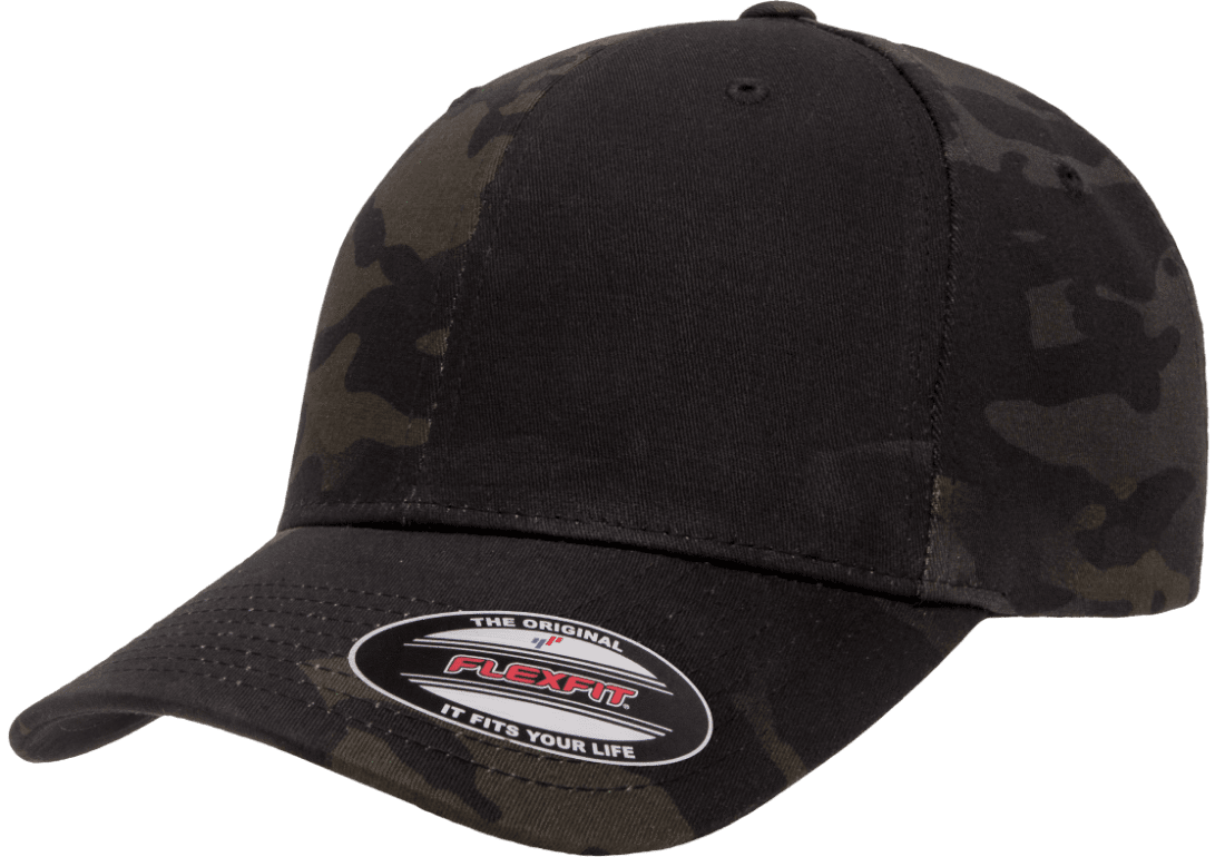 Flexfit 6277MC – Multicam Baseball Cap | Custom Hats with Your Logo in Bulk-Multicam/Black-Dekni-Creations