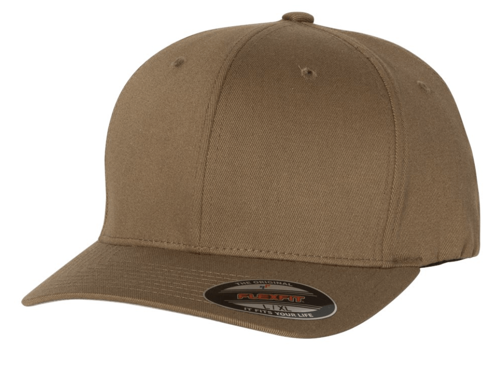 Flexfit 6277(T) – Fitted Wooly Combed Hat | Custom Hats with Your Logo in Bulk-Coyote Brown-Dekni-Creations