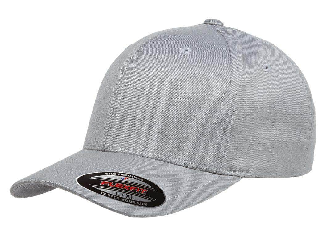 Flexfit 6277(T) – Fitted Wooly Combed Hat | Custom Hats with Your Logo in Bulk-Silver-Dekni-Creations