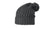 heather charcoal custom winter hats with logo on richardson 143 pom pom beanie in bulk