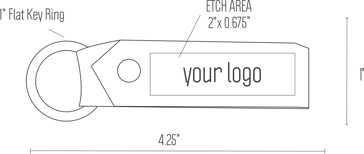 Minimalist Engraved Leather Keychains | Custom Keychains With Your Logo in Bulk-Dekni-Creations