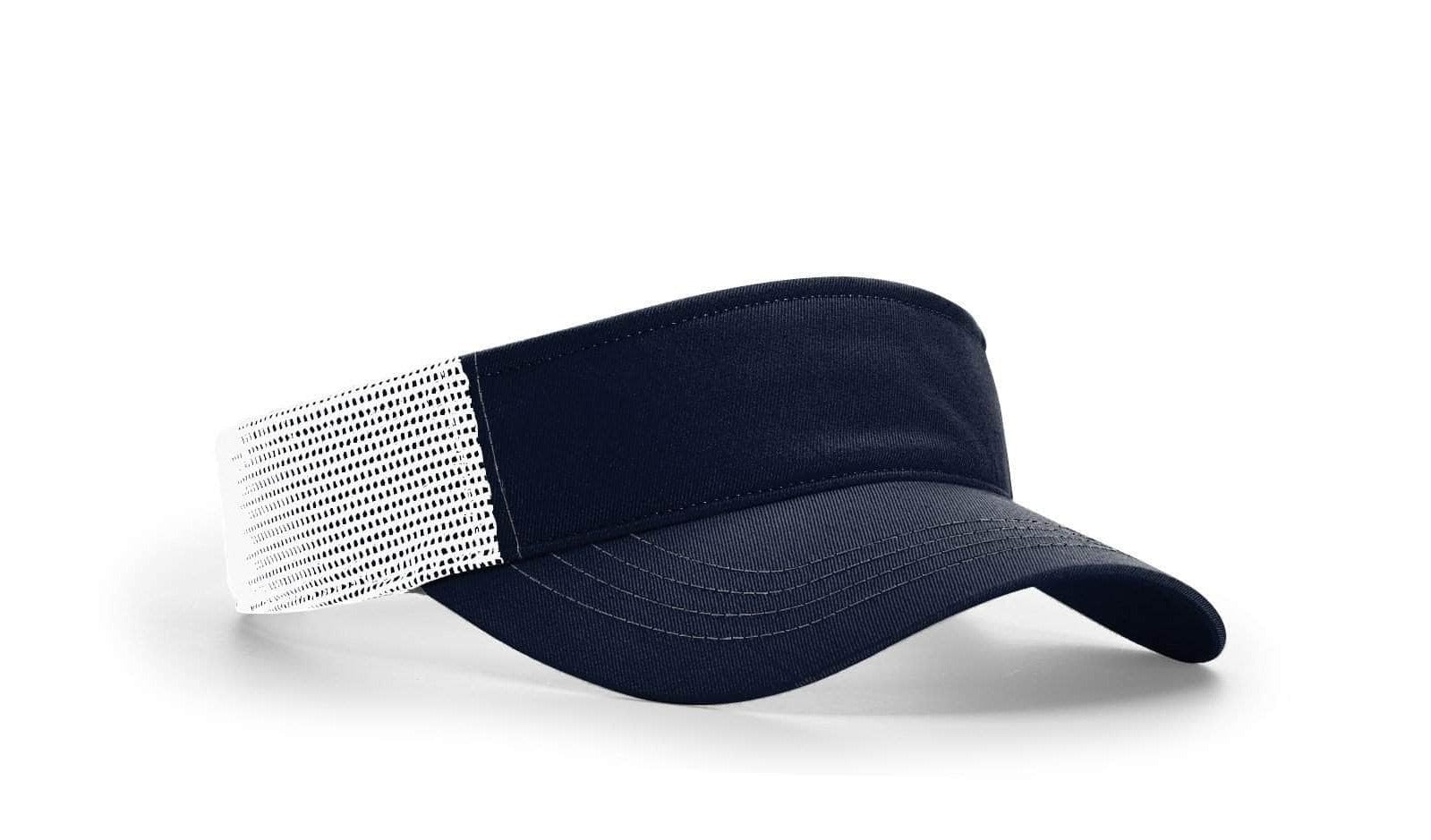 navy white Richardson 712 Trucker Visor