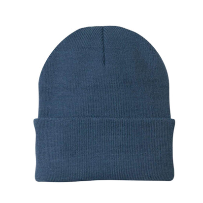 Port & Company CP90 – Knit Cap Stocking Beanie | Custom Beanies with Your Logo in Bulk-Millennium Blue-Dekni-Creations