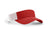 red white Richardson 712 Trucker Visor