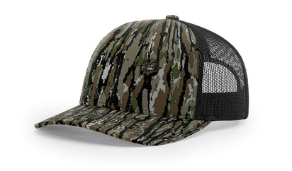 Richardson 112P – Printed Trucker Hat | Custom Hats with Your Logo in Bulk-Realtree Original/Black-Dekni-Creations