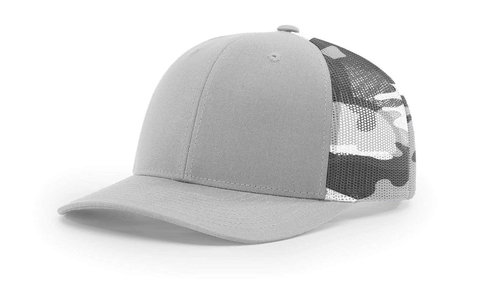 Richardson 112PM – Printed Mesh Trucker Hat | Custom Hats with Your Logo in Bulk-Silver/Grey Camo-Dekni-Creations