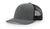 Richardson 115CH – Low-Profile Heathered Trucker Hat | Custom Hats with Your Logo in Bulk-Black Heather/Black-Dekni-Creations