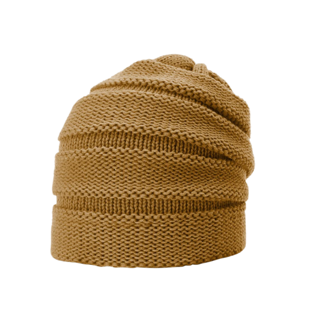Richardson 145 – Scrunch Slouch Beanie | Custom Beanies with Your Logo in Bulk-Camel-Dekni-Creations