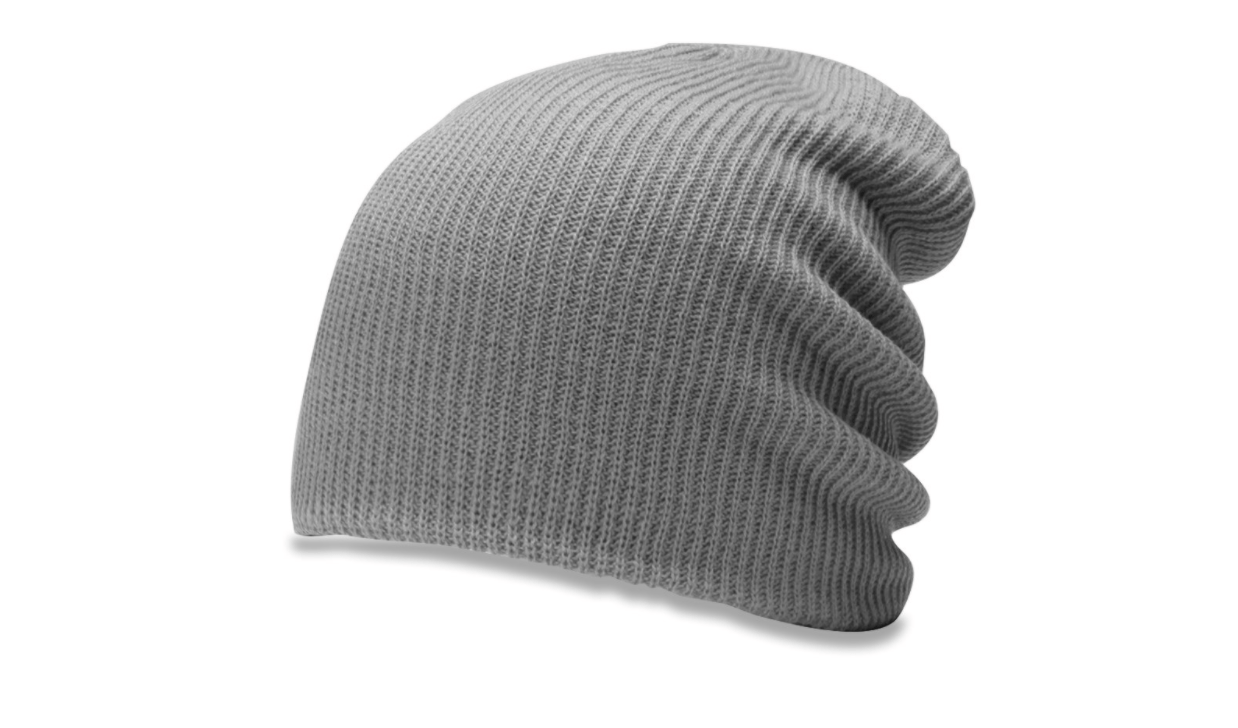 Richardson 149 – Super Slouch Uncuffed Knit Beanie | Custom Beanies with Your Logo in Bulk-Heather Grey-Dekni-Creations