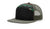 Richardson 168 – 7-Panel Flat Bill Trucker Hat | Custom Hats with Your Logo in Bulk-Black/Green Camo/Loden-Dekni-Creations