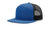 Richardson 168 – 7-Panel Flat Bill Trucker Hat | Custom Hats with Your Logo in Bulk-Royal/Black 168-Dekni-Creations