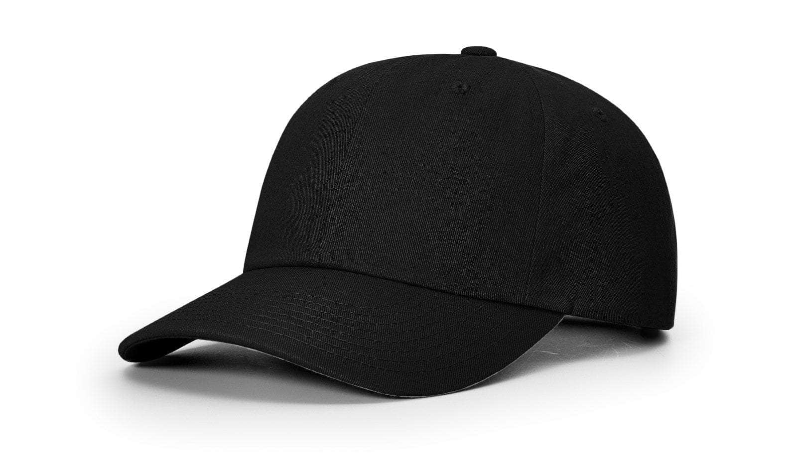 Richardson 254RE – Ashland Sustainable Recycled Polyester Dad Hat | Custom Hats with Your Logo in Bulk-Black-Dekni-Creations