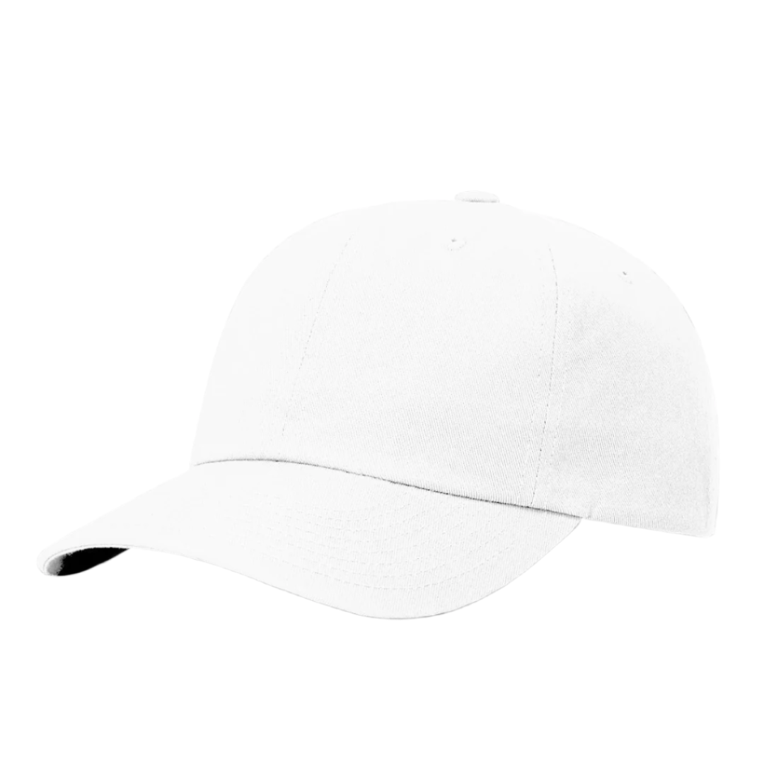 Richardson 254RE – Ashland Sustainable Recycled Polyester Dad Hat | Custom Hats with Your Logo in Bulk-White-Dekni-Creations