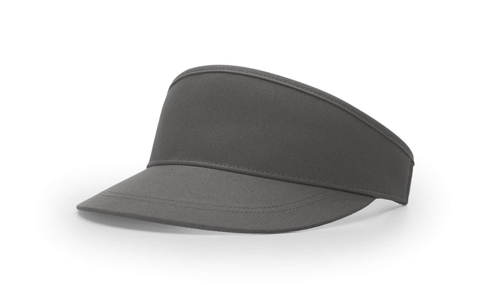 Richardson 715 – Classic Golf Visor | Custom Visors with Your Logo in Bulk-Charcoal-Dekni-Creations