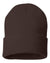 Sportsman SP12 – Solid Knit Beanie Stocking Cap | Custom Beanies with Your Logo in Bulk-Brown-Dekni-Creations