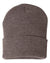 Sportsman SP12 – Solid Knit Beanie Stocking Cap | Custom Beanies with Your Logo in Bulk-Heather Brown-Dekni-Creations