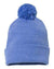 Sportsman SP15 – Knit Pom Beanie Stocking Cap | Custom Beanies with Your Logo in Bulk-Heather Royal SP-Dekni-Creations