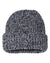 Sportsman SP90 – Chunky Knit Extra Thick Beanie | Custom Beanies with Your Logo in Bulk-Black/Natural-Dekni-Creations