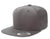 Yupoong 6089M(T) – High-Profile Wool Flat Bill Hat | Custom Hats with Your Logo in Bulk-Dark Grey-Dekni-Creations