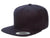 Yupoong 6089M(T) – High-Profile Wool Flat Bill Hat | Custom Hats with Your Logo in Bulk-Dark Navy-Dekni-Creations