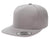 Yupoong 6089M(T) – High-Profile Wool Flat Bill Hat | Custom Hats with Your Logo in Bulk-Silver-Dekni-Creations