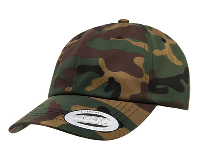 Yupoong 6245CM – Cotton Dad Hat | Custom Hats with Your Logo in Bulk-Green Camo-Dekni-Creations