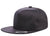 Yupoong 6502 – 5-Panel Snapback Flat Bill Hat | Custom Hats with Your Logo in Bulk-Charcoal-Dekni-Creations