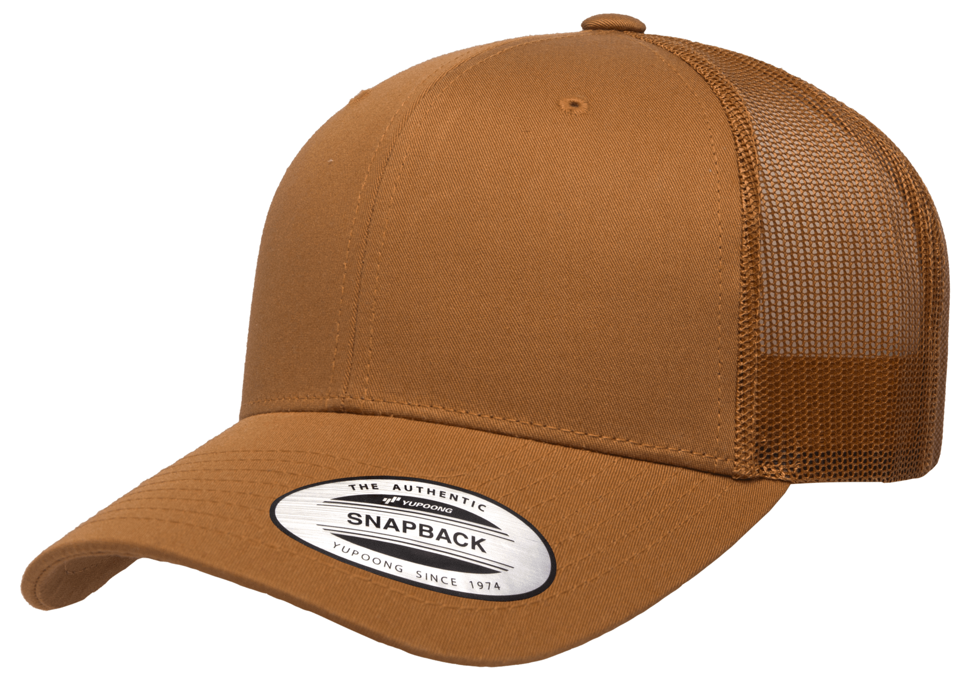 Yupoong 6606(T) – Trucker Hat | Custom Hats with Your Logo in Bulk-Caramel-Dekni-Creations