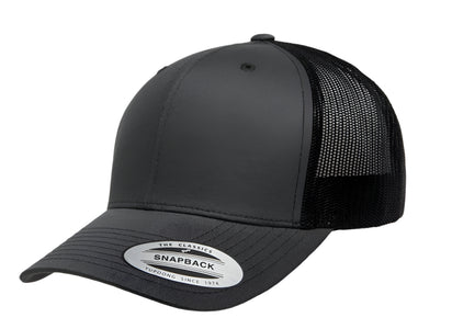 Yupoong 6606(T) – Trucker Hat | Custom Hats with Your Logo in Bulk-Charcoal/Black-Dekni-Creations