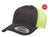 Yupoong 6606(T) – Trucker Hat | Custom Hats with Your Logo in Bulk-Charcoal/Neon Green-Dekni-Creations