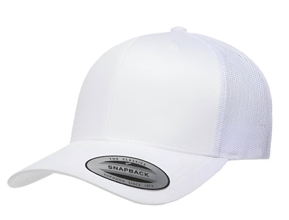 Yupoong 6606(T) – Trucker Hat | Custom Hats with Your Logo in Bulk-White-Dekni-Creations