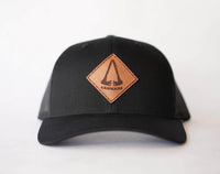 black richardson hat with logo patch