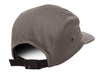 Grey Jockey Camper Cap for custom laser engraving leather patch and branded Embroidery