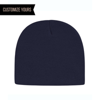 beanie made in usa custom with logo patch