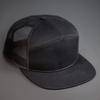 7 Panel Trucker Flat Bill - Custom Leather Patch Hats With Your Logo (4 Unit Minimum)