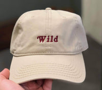 nude custom wild embroidered caps by dekni creations